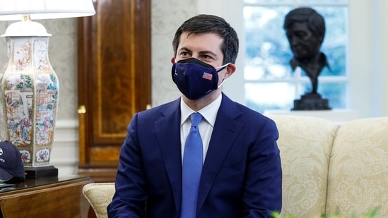 "I'm looking forward to summer travel. Of course, it's got to be based on conditions. We've got to make sure that we're getting folks vaccinated," Buttigieg said.(Reuters file photo)
