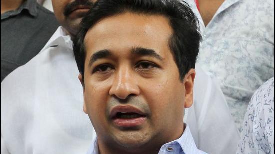 Bharatiya Janata Party legislator Nitesh Rane has claimed that Yuva Sena leader Varun Sardesai has allegedly demanded a ‘share in extortion’ from former police officer Sachin Vaze. (HT File) Bharatiya Janata Party legislator Nitesh Rane has claimed that Yuva Sena leader Varun Sardesai has allegedly demanded a ‘share in extortion’ from former police officer Sachin Vaze. (HT File)