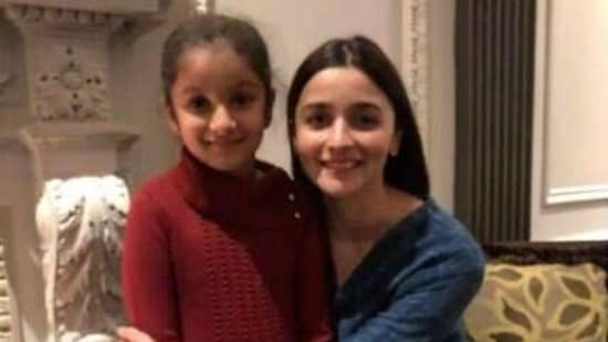 Sitara with Alia Bhatt in a throwback picture.