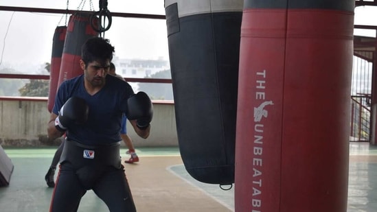 Vijender Singh trains. (Media Release) Vijender Singh trains. (Media Release)