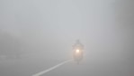 A commuter crossing Vande Mataram Marg on a foggy morning in New Delhi. (Sanchit Khanna/ Hindustan Times) A commuter crossing Vande Mataram Marg on a foggy morning in New Delhi. (Sanchit Khanna/ Hindustan Times)