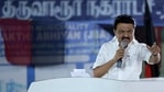 Dravida Munnetra Kazhagam President MK Stalin addresses during a roadshow, in Thiruvarur district on Monday. (ANI Photo ) Dravida Munnetra Kazhagam President MK Stalin addresses during a roadshow, in Thiruvarur district on Monday. (ANI Photo )