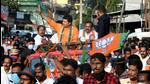 Tripura Chief Minister and BJP leader Biplab Kumar Deb during an election rally in Thiruvananthapuram on Tuesday. (PTI) Tripura Chief Minister and BJP leader Biplab Kumar Deb during an election rally in Thiruvananthapuram on Tuesday. (PTI)
