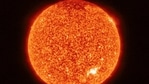 This photograph released by the European Space Agency (ESA) on July 16, 2020, shows an image of the Sun, roughly halfway between the Earth and the Sun, taken by Extreme Ultraviolet Imager (EUI) and Polarimetric and Helioseismic Imager (PHI) instruments onboard Solar Orbiter spacecraft on May 30, 2020.(AFP/For Representative Purposes)