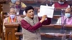 Union Railways Minister Piyush Goyal speaks in the Lok Sabha, during the Budget Session of Parliament, in New Delhi, Tuesday, March 16, 2021. (PTI) Union Railways Minister Piyush Goyal speaks in the Lok Sabha, during the Budget Session of Parliament, in New Delhi, Tuesday, March 16, 2021. (PTI)