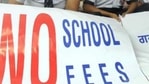 Parents holding protest against School fee during the ongoing COVID-19 lockdown in Patiala on Thursday, June 4, 2020. (Photo by Bharat Bhushan Hindustan Times) Parents holding protest against School fee during the ongoing COVID-19 lockdown in Patiala on Thursday, June 4, 2020. (Photo by Bharat Bhushan Hindustan Times)