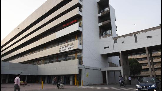 Chandigarh admn tells PGIMER to stop paint work on heritage buildings Chandigarh admn tells PGIMER to stop paint work on heritage buildings