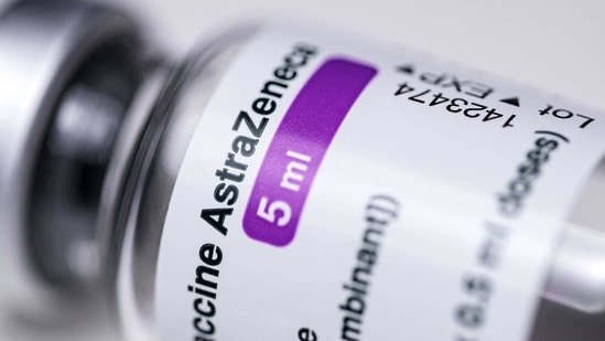 A vial of the AstraZeneca/ Oxford Covid-19 vaccine in Paris. A vial of the AstraZeneca/ Oxford Covid-19 vaccine in Paris.