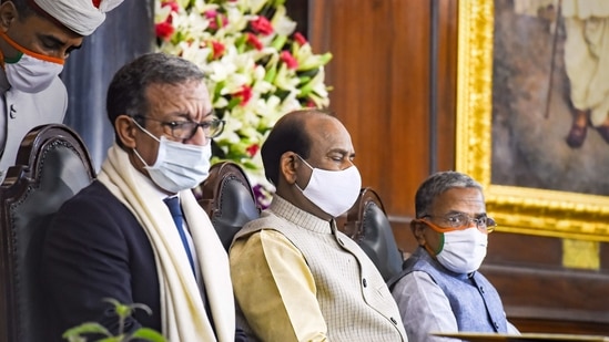 Pacheco, a Member of Parliament of Portugal, was recently elected as the President of IPU, an international organization of national parliaments, for a three-year term from 2021 to 2023. He is visiting India at the invitation of the Parliament of India.(PTI) Pacheco, a Member of Parliament of Portugal, was recently elected as the President of IPU, an international organization of national parliaments, for a three-year term from 2021 to 2023. He is visiting India at the invitation of the Parliament of India.(PTI)