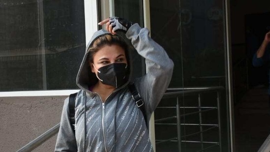 Rakhi Sawant spotted outside her gym in Mumbai. (Varinder Chawla) Rakhi Sawant spotted outside her gym in Mumbai. (Varinder Chawla)