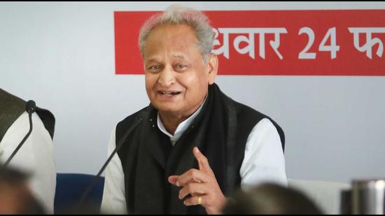 File photo: Rajasthan chief minister Ashok Gehlot. (HT Photo) File photo: Rajasthan chief minister Ashok Gehlot. (HT Photo)