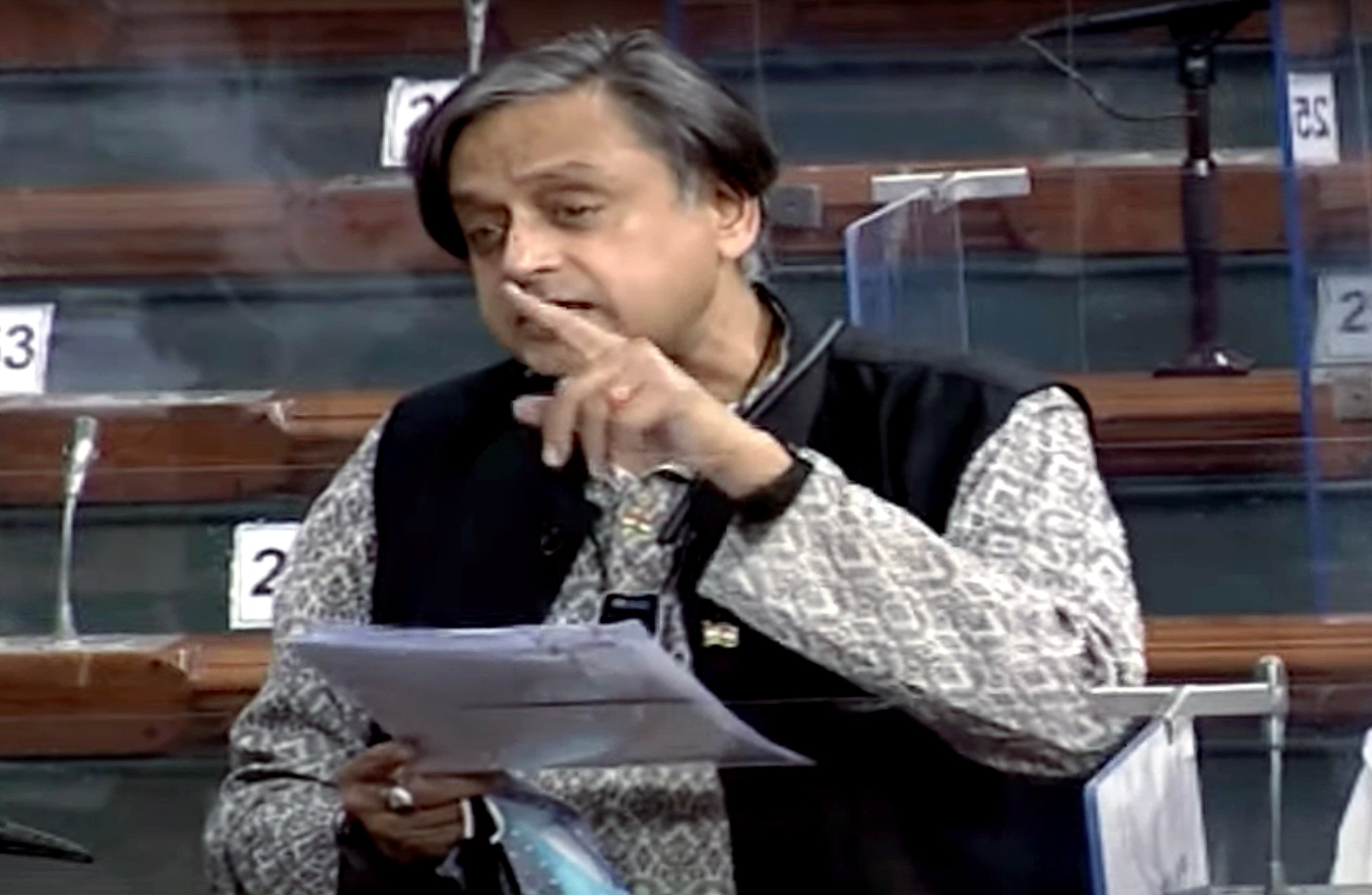 In a veiled jibe at the Bharatiya Janata Party (BJP), Tharoor said demolition is a new technique of intimidation that will burn India down, adding it is an assault on the values of the country's Constitution. (ANI file photo) In a veiled jibe at the Bharatiya Janata Party (BJP), Tharoor said demolition is a new technique of intimidation that will burn India down, adding it is an assault on the values of the country's Constitution. (ANI file photo)