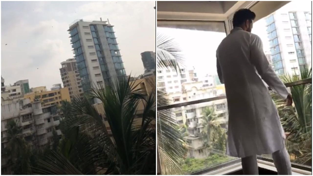 The view from Anita Hassanandani's house. The view from Anita Hassanandani's house.
