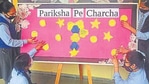 Children of Drishti Dr RC Jain Innovative Public School, Narangwal, Ludhiana, taking part in the event..(HT) Children of Drishti Dr RC Jain Innovative Public School, Narangwal, Ludhiana, taking part in the event..(HT)