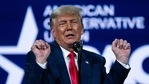 Former U.S. President Donald Trump speaks during the Conservative Political Action Conference (CPAC) in Orlando, Florida, U.S., on Sunday, Feb. 28, 2021. Trump rejected the idea of starting a third political party and instead teased the idea of a 2024 run in a speech Sunday at a conservative conference. Photographer: Elijah Nouvelage/Bloomberg(Bloomberg) Former U.S. President Donald Trump speaks during the Conservative Political Action Conference (CPAC) in Orlando, Florida, U.S., on Sunday, Feb. 28, 2021. Trump rejected the idea of starting a third political party and instead teased the idea of a 2024 run in a speech Sunday at a conservative conference. Photographer: Elijah Nouvelage/Bloomberg(Bloomberg)