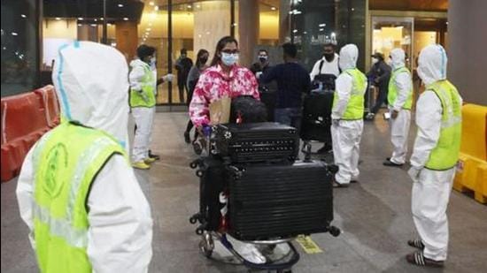 On Wednesday the DGCA also informed the Delhi High Court that action is being taken against passengers not wearing masks properly despite repeated warnings and they will be de-boarded from planes before departure and treated as “unruly passengers”. (Image used for representation). (REUTERS PHOTO.) On Wednesday the DGCA also informed the Delhi High Court that action is being taken against passengers not wearing masks properly despite repeated warnings and they will be de-boarded from planes before departure and treated as “unruly passengers”. (Image used for representation). (REUTERS PHOTO.)
