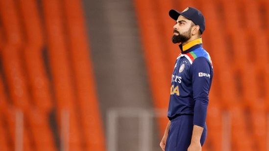  India's Virat Kohli during the third T20I against England(REUTERS)