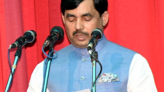 The BJP is firmly against those who insult any religious texts, senior BJP leader Syed Shahnawaz Hussain said.(ANI) The BJP is firmly against those who insult any religious texts, senior BJP leader Syed Shahnawaz Hussain said.(ANI)