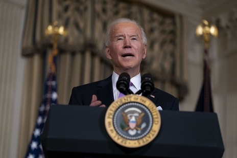 Biden's assessment that Putin is a "killer" marked a stark contrast with Trump's steadfast refusal to say anything negative about the Russian president.(Bloomberg File)