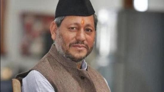 Uttarakhand Chief Minister Tirath Singh Rawat. (HT PHOTO) Uttarakhand Chief Minister Tirath Singh Rawat. (HT PHOTO)
