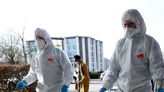 Attal also said that France would swiftly resume the AstraZeneca vaccination campaign if the European Medicines Agency recommends it on Thursday. (AFP) Attal also said that France would swiftly resume the AstraZeneca vaccination campaign if the European Medicines Agency recommends it on Thursday. (AFP)