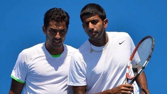 Rohan Bopanna and Aisam ul Haq Qureshi(Twitter) Rohan Bopanna and Aisam ul Haq Qureshi(Twitter)