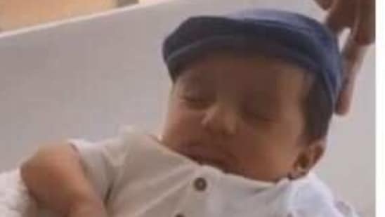 Anita Hassanandani's son is ready for a photoshoot.