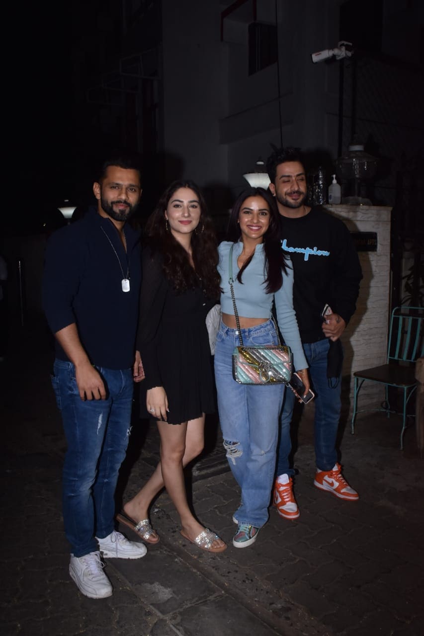 The four friends pose together in Mumbai. (Varinder Chawla) The four friends pose together in Mumbai. (Varinder Chawla)