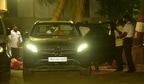 NIA officers investigating Sachin Vaze's Mercedes car following his arrest in connection with a probe into the recovery of explosives from a car parked near industrialist Mukesh Ambani's house in Mumbai. (Anshuman Poyrekar/Hindustan Times) NIA officers investigating Sachin Vaze's Mercedes car following his arrest in connection with a probe into the recovery of explosives from a car parked near industrialist Mukesh Ambani's house in Mumbai. (Anshuman Poyrekar/Hindustan Times)