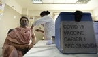 An elderly woman gets vaccinated against Covid-19 at Sector 30 district hospital, in Noida. (Sunil Ghosh / Hindustan Times) An elderly woman gets vaccinated against Covid-19 at Sector 30 district hospital, in Noida. (Sunil Ghosh / Hindustan Times)