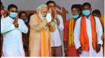 Prime Minister Narendra Modi, who was in West Bengal to address a BJP rally in Purulia, also referred to an incident in which bombs were hurled at Jagaddal in North 24 Parganas on Wednesday night. (PTI PHOTO.)