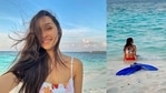 Shraddha Kapoor is holidaying in Maldives. Shraddha Kapoor is holidaying in Maldives.