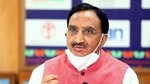 Union Education Minister, Dr. Ramesh Pokhriyal 'Nishank'(File) Union Education Minister, Dr. Ramesh Pokhriyal 'Nishank'(File)
