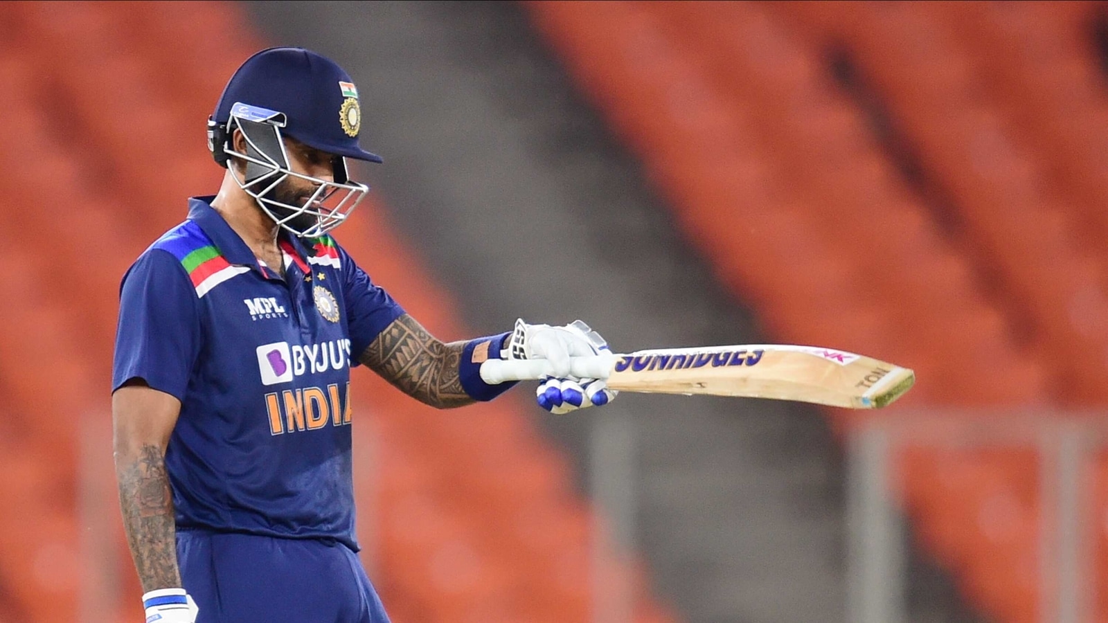 Icc tweets after india's suryakumar yadav slams 28-ball fifty in 4th t20i vs england in ahmedabad