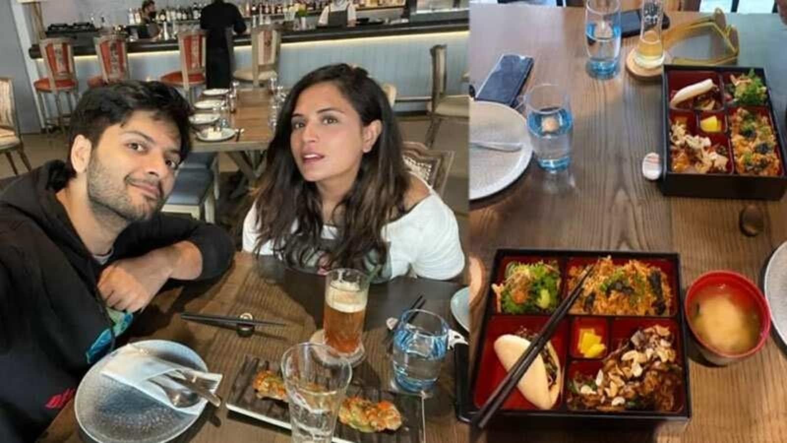 Ali Fazal, Richa Chadha enjoy 'vegan and baingan' on lunch date, see pics