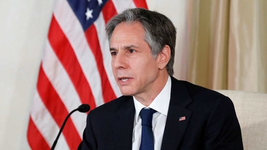 Blinken said Beijing has “a critical role to play” to persuade North Korea to denuclearize because most of the North’s external trade goes through China. (Reuters Photo)