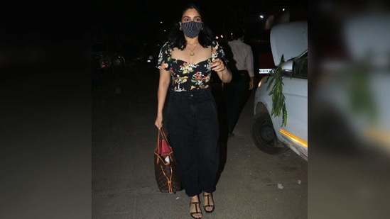 Bhumi Pednekar, on the other hand, went for a more comfy and casual look.(Varinder Chawla)