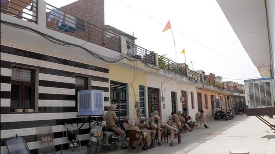 On March 17, GMADA officials had visited the village to demolish the illegal houses, but deferred the drive for 60 days after stiff resistance from residents. (HT FILE PHOTO) On March 17, GMADA officials had visited the village to demolish the illegal houses, but deferred the drive for 60 days after stiff resistance from residents. (HT FILE PHOTO)