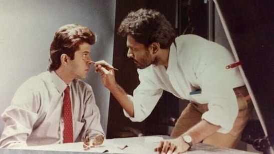 Anil Kapoor played the lead role for the first time in 1983's Woh Saat Din. Anil Kapoor played the lead role for the first time in 1983's Woh Saat Din.