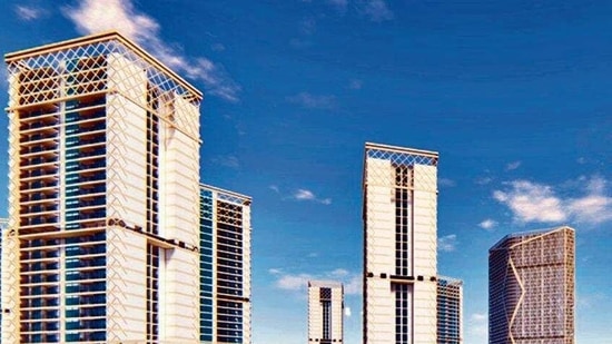 An artist’s impression of the upcoming project at Karkardooma in east Delhi. (SOURCED/From DDA’s presentation) An artist’s impression of the upcoming project at Karkardooma in east Delhi. (SOURCED/From DDA’s presentation)