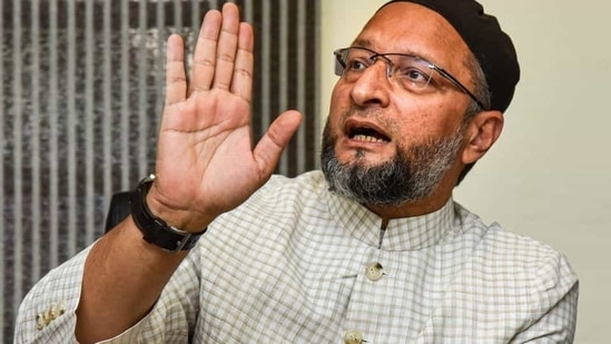 Asaduddin Owaisi's party put up an impressive show in Gujarat civic polls.(PTI)