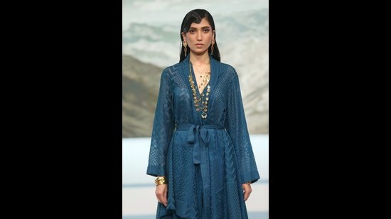 Designer Payal Pratap observed that confinement grants a sense of boundless freedom. And her collection’s full-tilt exuberance reflected this in totality at the FDCI x Lakme Fashion Week phygital edition. (Photo: Instagram/FDCIOfficial) Designer Payal Pratap observed that confinement grants a sense of boundless freedom. And her collection’s full-tilt exuberance reflected this in totality at the FDCI x Lakme Fashion Week phygital edition. (Photo: Instagram/FDCIOfficial)