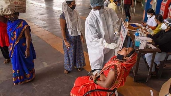 Mumbai on Wednesday registered 2,377 fresh Covid-19 disease cases and eight more related fatalities. (PTI file photo) Mumbai on Wednesday registered 2,377 fresh Covid-19 disease cases and eight more related fatalities. (PTI file photo)