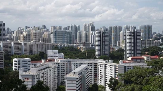 The Knight Frank global house price index tracks the movement in mainstream residential prices across 56 countries and territories worldwide using official statistics.(Bloomberg file photo)