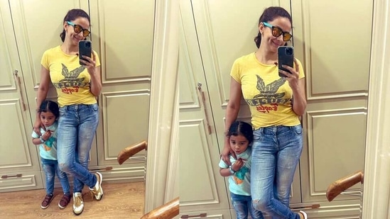 Gul Panag also flaunted her ripped denims but revealed that she did not buy those denims as ripped jeans. She said they were worn out as they were eleven-years-old.