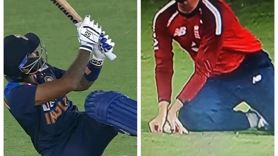 Suryakumar Yadav was given out by the third umpire