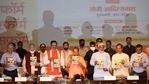 Yogi Adityanath released a 'Vikas Pustika' during an event to mark the completion of 4 years of his government in Uttar Pradesh.(HT Photo) Yogi Adityanath released a 'Vikas Pustika' during an event to mark the completion of 4 years of his government in Uttar Pradesh.(HT Photo)