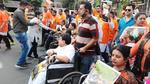 A wheelchair rally in Kolkata, West Bengal. (HT Photo)