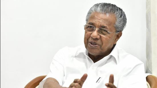 New Delhi: Kerala Chief Minister Pinarayi Vijayan during an interview with PTI in New Delhi on Sunday. PTI Photo by Ravi Choudhary (Story no DEL 12 ) (PTI4_1_2018_000019B) (PTI) New Delhi: Kerala Chief Minister Pinarayi Vijayan during an interview with PTI in New Delhi on Sunday. PTI Photo by Ravi Choudhary (Story no DEL 12 ) (PTI4_1_2018_000019B) (PTI)