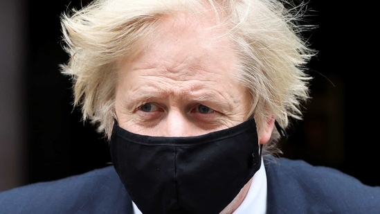 Britain's Prime Minister Boris Johnson leaves Downing Street in London, Britain, March 17, 2021. REUTERS/Hannah McKay(REUTERS)